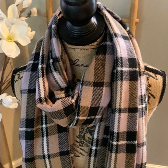 TopShop plaid blanket scarf - Picture 2 of 3